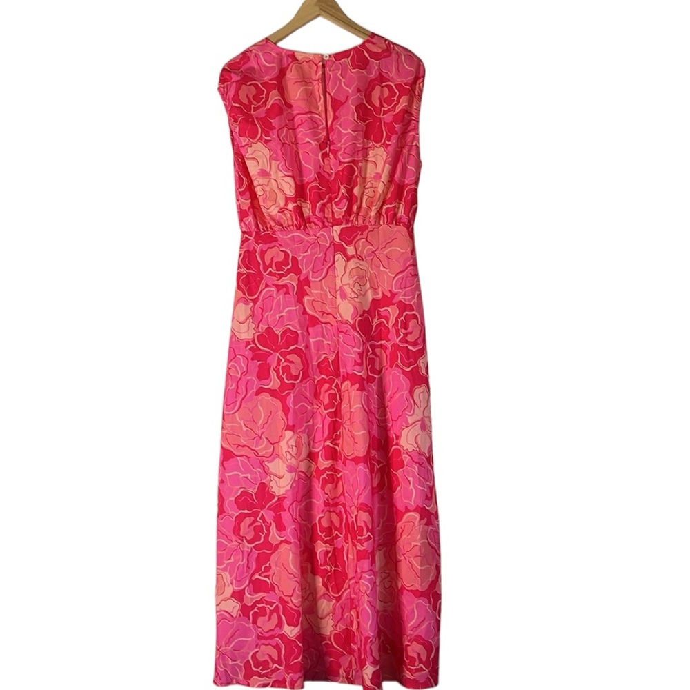 New! Gingham & Heels Jaidon Midi Dress - Pink Hibiscus Size AU 10 (Size US 6) - Picture 7 of 15